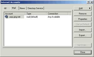 Pop.gkg.net Mail Set up